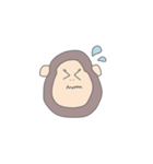 っぽいゴリラ（透過ver.）（個別スタンプ：6）