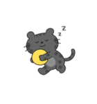 バレーする黒豹（個別スタンプ：12）