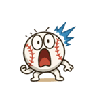 ブサカワ野球ボール リアクションver.（個別スタンプ：6）