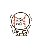 ブサカワ野球ボール リアクションver.（個別スタンプ：7）