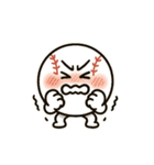 ブサカワ野球ボール リアクションver.（個別スタンプ：37）