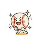 ブサカワ野球ボール リアクションver.（個別スタンプ：38）