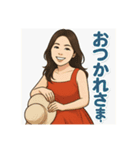 いけだあやかさん❤️イラストVer（個別スタンプ：4）