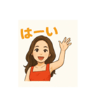 いけだあやかさん❤️イラストVer（個別スタンプ：7）