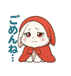 うさぎの感情スタンプ帳（個別スタンプ：5）