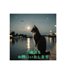 礼儀正しい猫のご挨拶（個別スタンプ：27）