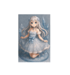 淡い可愛い王女たち（個別スタンプ：1）
