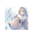 淡い可愛い王女たち（個別スタンプ：6）