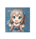 淡い可愛い王女たち（個別スタンプ：8）
