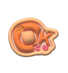 日常使い3Dうちわ文字【敬語・カジュアル】（個別スタンプ：5）