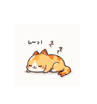 猫と魚が混ざった生き物（個別スタンプ：40）