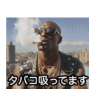 タバコ100%ラッパー【ラップ・HIPHOP】（個別スタンプ：30）