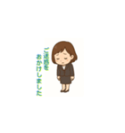 スーツ女子の敬語スタンプ（個別スタンプ：8）
