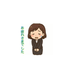 スーツ女子の敬語スタンプ（個別スタンプ：14）