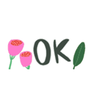 お花の省スペースde敬語☆pocaママ（個別スタンプ：3）