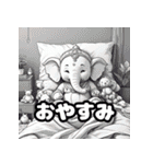 神話の神が挨拶をする。（個別スタンプ：4）