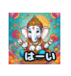 神話の神が挨拶をする。（個別スタンプ：40）