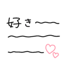 手書き☆くだけた日常連絡（個別スタンプ：40）