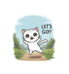 白銀猫の日常（個別スタンプ：9）