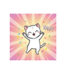 白銀猫の日常（個別スタンプ：15）