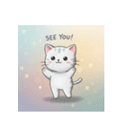 白銀猫の日常（個別スタンプ：19）