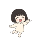 【黒髪ボブの彼女】（個別スタンプ：24）