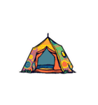 テントの冒険（個別スタンプ：3）