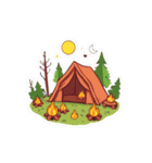 テントの冒険（個別スタンプ：13）