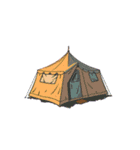 テントの冒険（個別スタンプ：14）
