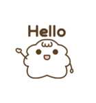 綿飴くん 白（個別スタンプ：1）
