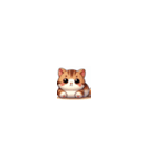 太ったカワイイ猫たち！（個別スタンプ：4）