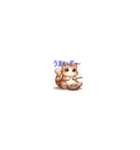 太ったカワイイ猫たち！（個別スタンプ：11）