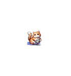 太ったカワイイ猫たち！（個別スタンプ：34）