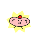 私は小さくて平らな桃です。（個別スタンプ：19）
