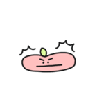私は小さくて平らな桃です。（個別スタンプ：22）