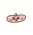私は小さくて平らな桃です。（個別スタンプ：25）