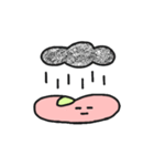 私は小さくて平らな桃です。（個別スタンプ：28）