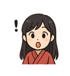 和服女性 2（個別スタンプ：3）