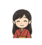和服女性 2（個別スタンプ：4）