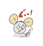 がんばれ！！めがねずみ（個別スタンプ：9）