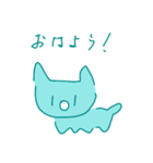 白い背景ならかわいいスタンプ（個別スタンプ：1）