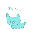白い背景ならかわいいスタンプ（個別スタンプ：3）