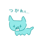 白い背景ならかわいいスタンプ（個別スタンプ：12）