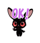 黒兎のウラネ（個別スタンプ：13）