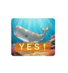 動く！海の仲間たちのstamp（個別スタンプ：4）