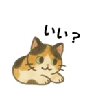 いたずら三毛猫の使える日常リアクション編（個別スタンプ：5）