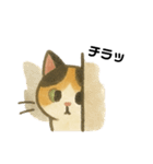 いたずら三毛猫の使える日常リアクション編（個別スタンプ：13）