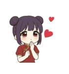 【ツンデレ中華娘の彼女】（個別スタンプ：13）