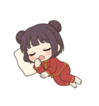 【ツンデレ中華娘の彼女】（個別スタンプ：14）