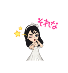 挨拶（ガーリー）（個別スタンプ：11）